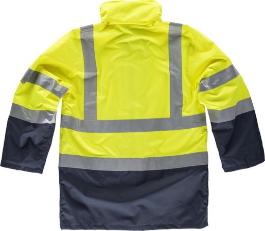Buzo Canesú combinado Gris / Naranja