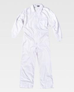 Italienischer Taucher, Reverskragen, Ranglanärmel, Brusttasche und weiße Nylonreißverschlüsse.