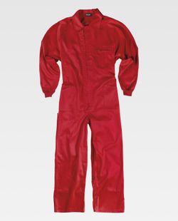 Italienischer Taucher, Reverskragen, Ranglanärmel, Brusttasche und Nylonreißverschlüsse Rot