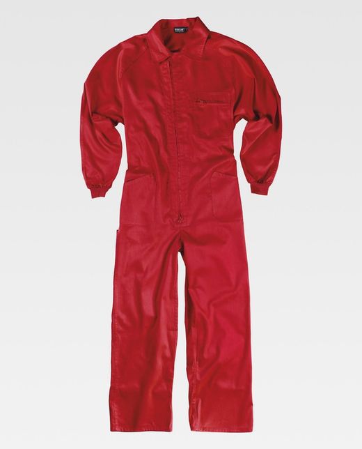 Italienischer Taucher, Reverskragen, Ranglanärmel, Brusttasche und Nylonreißverschlüsse Rot