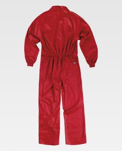 Italienischer Taucher, Reverskragen, Ranglanärmel, Brusttasche und Nylonreißverschlüsse Rot