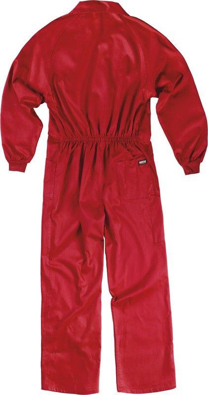 Italienischer Taucher, Reverskragen, Ranglanärmel, Brusttasche und Nylonreißverschlüsse Rot