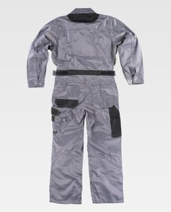 Taucher der Linie 9 mit 2 Reißverschlüssen Beaver Nylon Grey Black Stoff