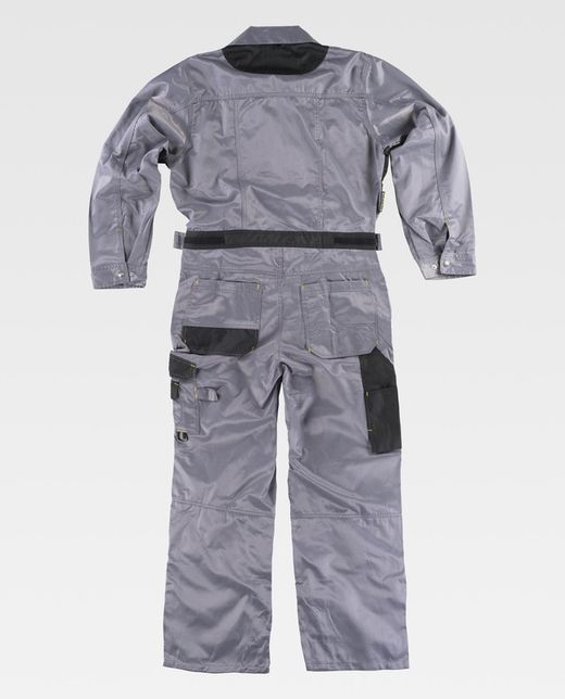 Taucher der Linie 9 mit 2 Reißverschlüssen Beaver Nylon Grey Black Stoff