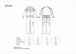 Taucher mit mehreren Taschen und Kragenverstärkung Schwarz / Hellgrau