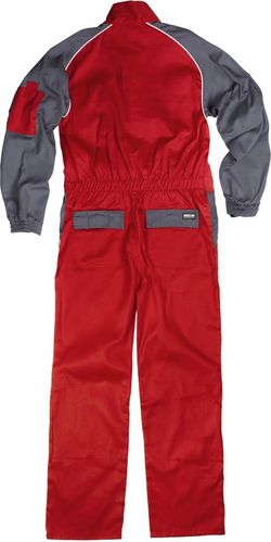 Gerader Taucher mit Streifenhals, Ärmeln und zweifarbigen Details Rotgrau