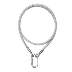 CABLE Conector 3 m, de acero 8 mm diámetro con mosquetón