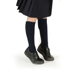 Calcetin Colegial Liso Alto