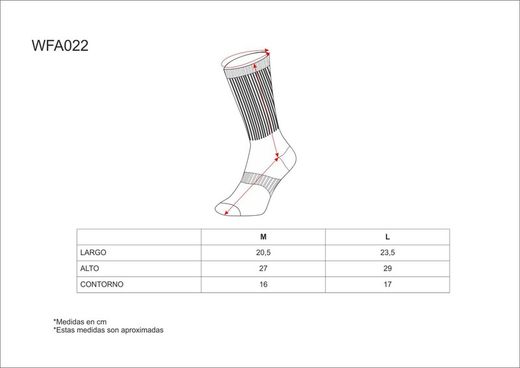Socken, Packung mit drei Paaren, elastisch im Spann und Knöchel Green Hunting Orange AV