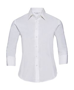 Camisa ajustada manga 3/4