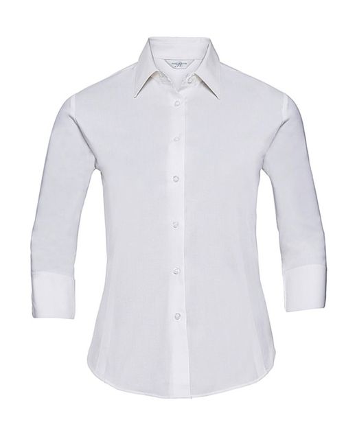 Camisa ajustada manga 3/4