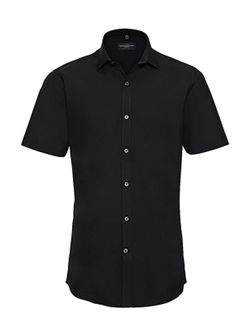 Camisa ajustada manga corta hombre