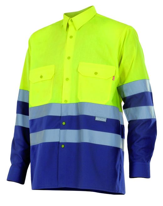 Camicia Bicolore Ml Av Velilla 144