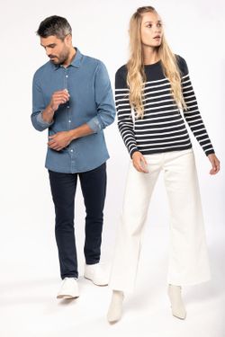 Camicia da uomo in chambray