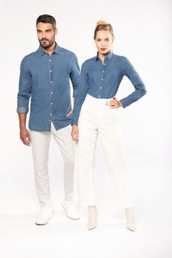 Camicia da uomo in chambray