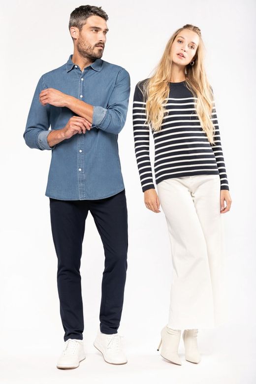 Camicia da uomo in chambray