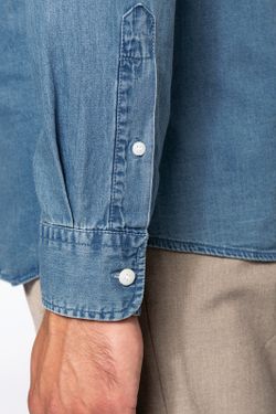 Camicia da uomo in chambray