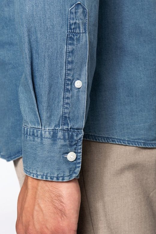 Camicia da uomo in chambray