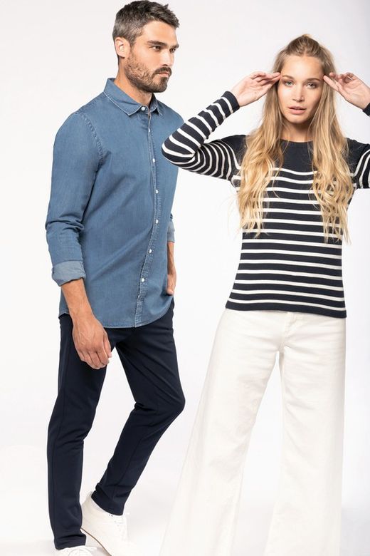 Camicia da uomo in chambray