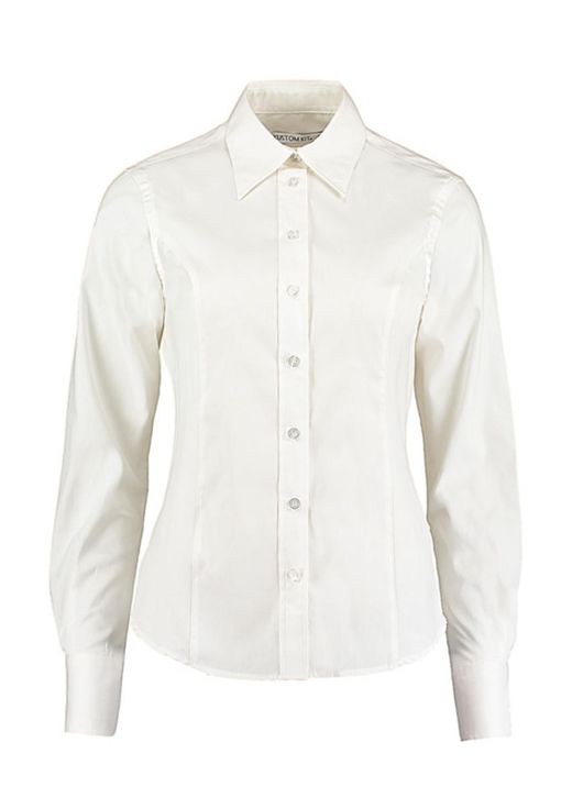 Damen Corporate Oxford Langarmhemd
