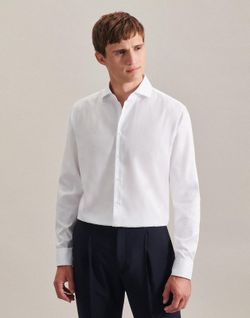 Camisa cuello inglés ajustada 1/1 Business