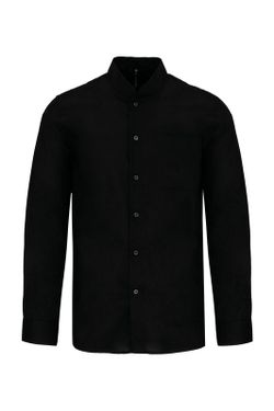 CAMISA CUELLO MAO  MANGA LARGA HOMBRE