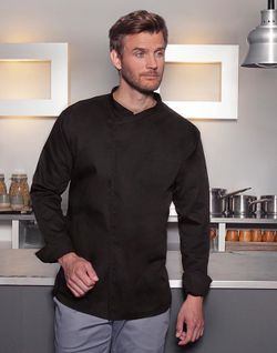 Langarm Chef Shirt Shirt Basic