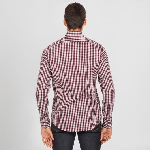 Camisa Hombre Marco Slim Fit Vichy Cuadro
