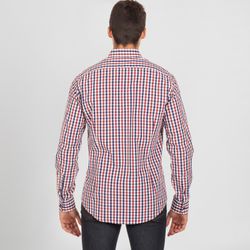 Camisa Hombre Vicenzo Slim Fit Cuadro