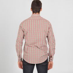 Camisa Hombre Vicenzo Slim Fit Cuadro
