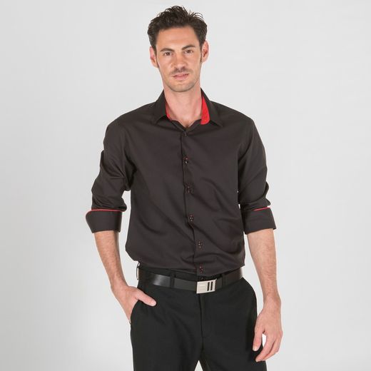 Camisa Hombre Mauro Slim Fit Popelin