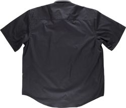 Kurzarmhemd mit Brusttasche Schwarz