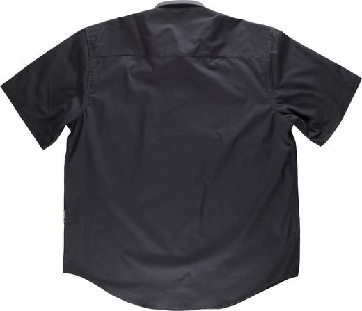 Kurzarmhemd mit Brusttasche Schwarz