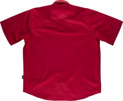 Kurzarmhemd mit Brusttasche Rot