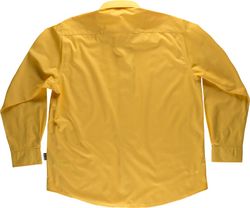Langarmhemd mit Brusttasche Gelb