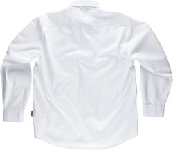 Langarmhemd mit Brusttasche Weiß