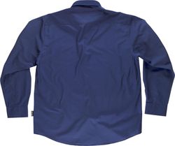 Langarmhemd mit einer Navy Brusttasche