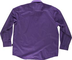 Langarmhemd mit Brusttasche Lila