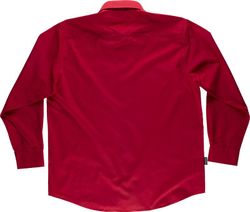 Langarmhemd mit Brusttasche Rot