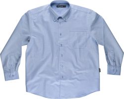 Camisa de manga larga tejido oxford Celeste