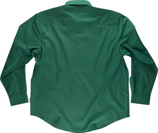 Camisa manga larga con un bolso de pecho Verde