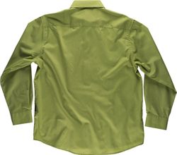 Camisa de manga larga con un bolso de pecho Verde Pistacho