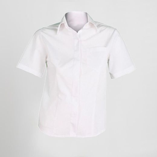 Blusa Mujer Boton Oculto M/C