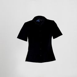 Camisa Camarera Entallada M/C Popelin
