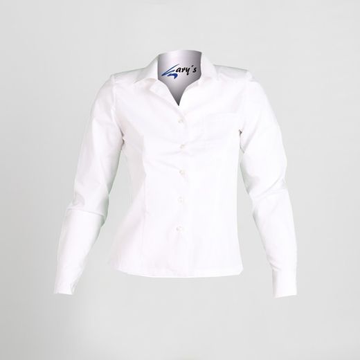 Camisa Camarera Entallada M/C Popelin