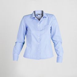 Camisa Camarera Entallada M/C Popelin