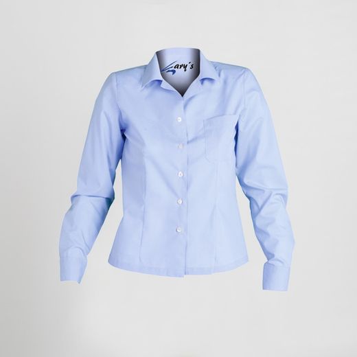 Camisa Camarera Entallada M/C Popelin