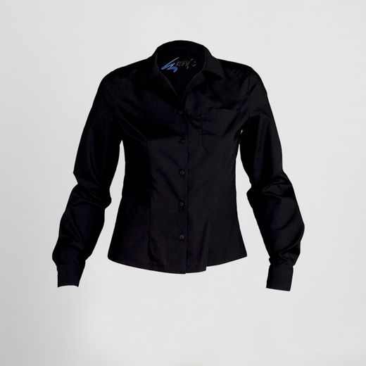Camisa Camarera Entallada M/C Popelin