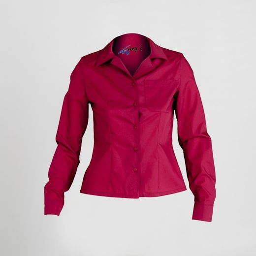 Camisa Camarera Entallada M/C Popelin