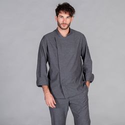 Chaqueta Cocina Unisex Silva Chambray Rombos